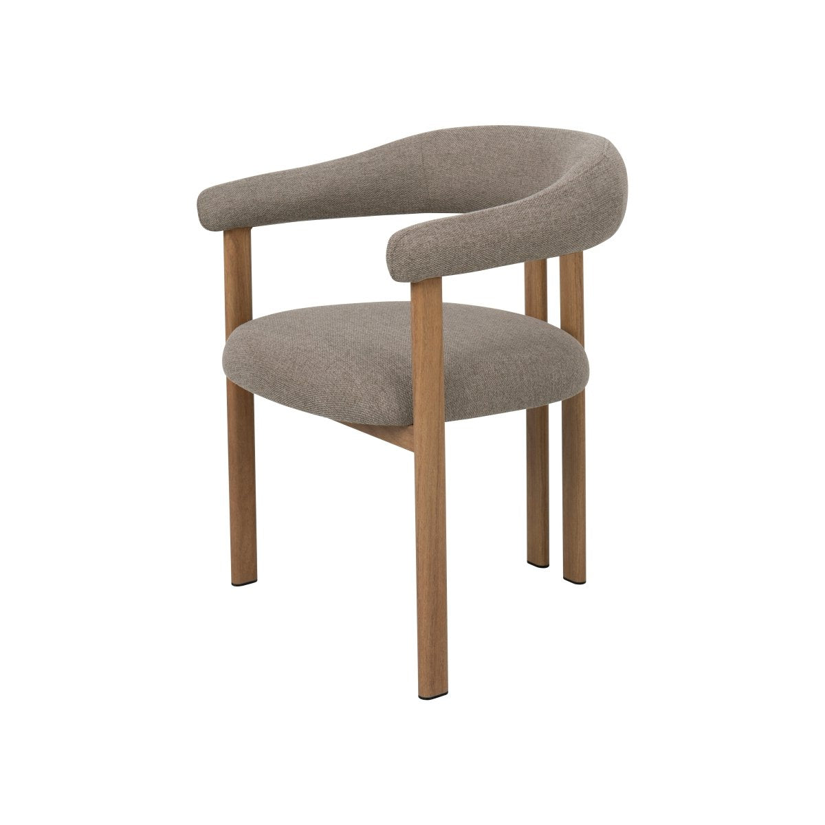 Jedálenská stolička z mangového dreva Ariane šedo-hnedá