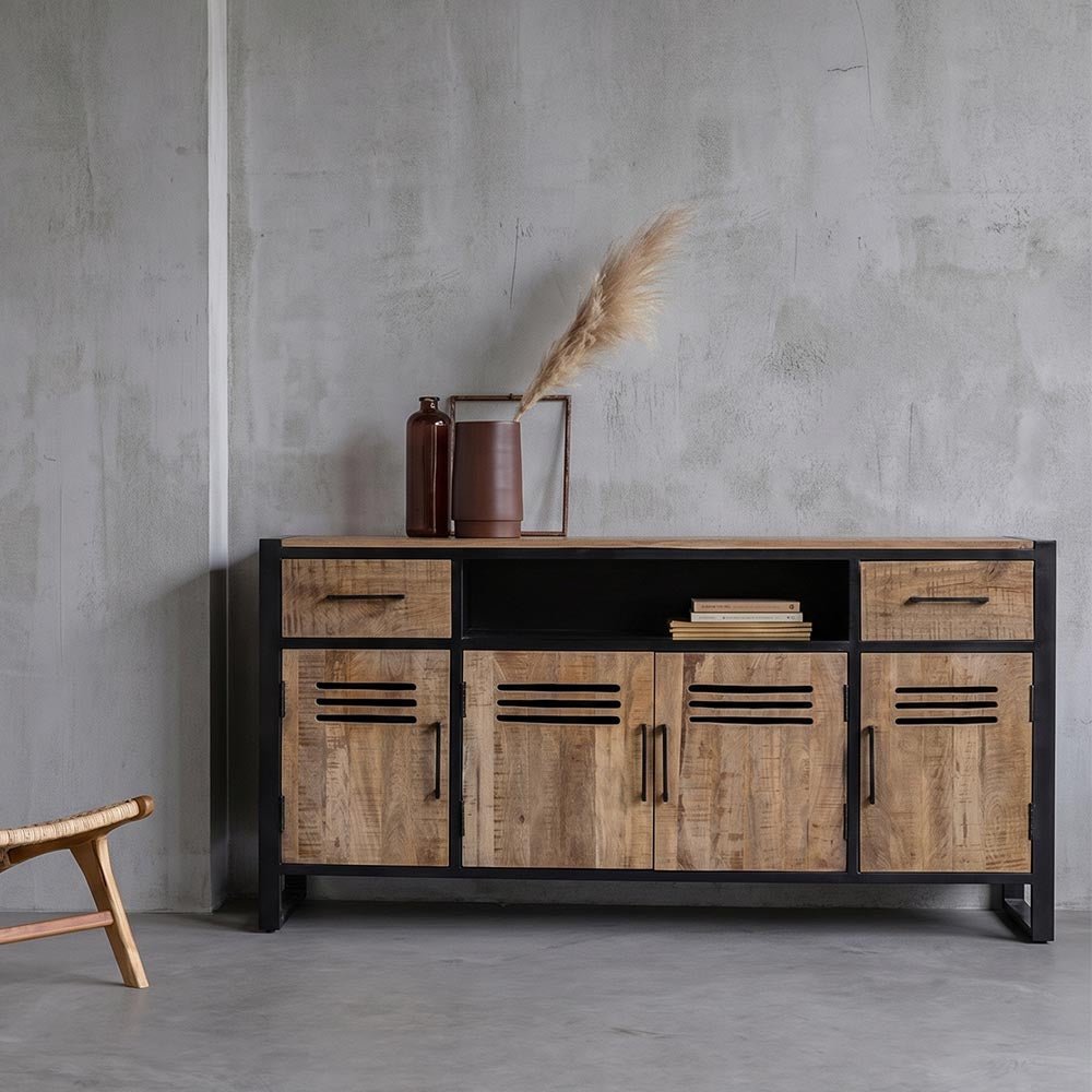 Komoda z mangového dreva Reno 180 cm Mahagón