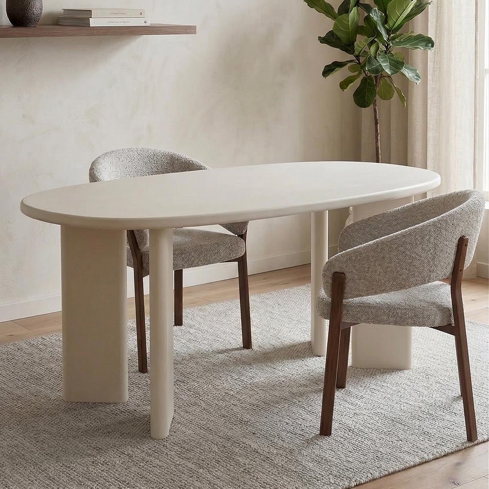 Jedálenský stôl Savannah Microcement  panelová noha 210 cm