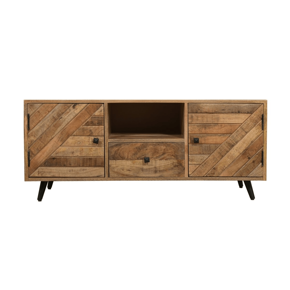 TV skrinka z mangového dreva Alamo 120 cm Mahom