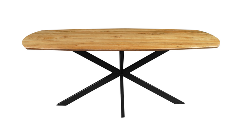 Dánsky jedálenský stôl z mangového dreva Vicenza oválny 180x100 cm Mahom