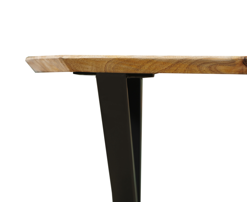 Dánsky jedálenský stôl z mangového dreva Salerno oválny 220x110 cm Mahom