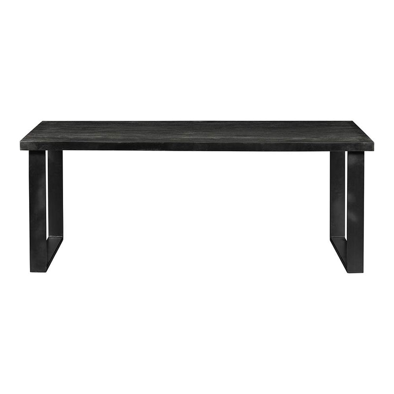 Jedálenský stôl z mangového dreva Cleveland Black obdĺžnik 300x120 cm Mahom