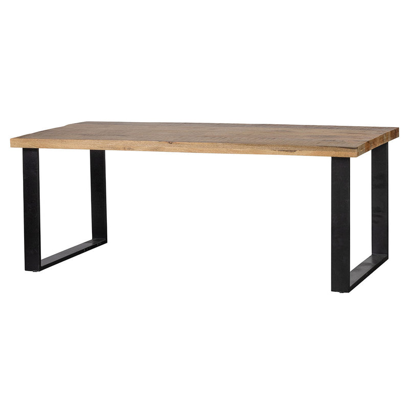 Jedálenský stôl z mangového dreva Cleveland 200x100 cm obdĺžnik Mahom