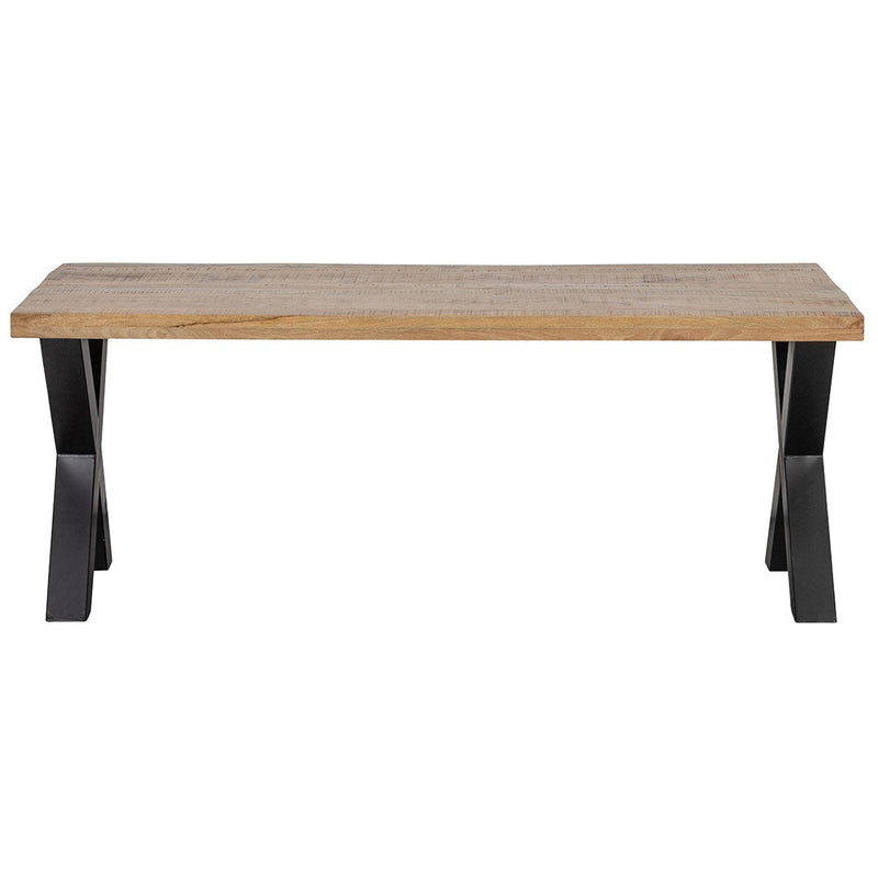 Jedálenský stôl z mangového dreva Columbus 260x110 cm obdĺžnik Mahom