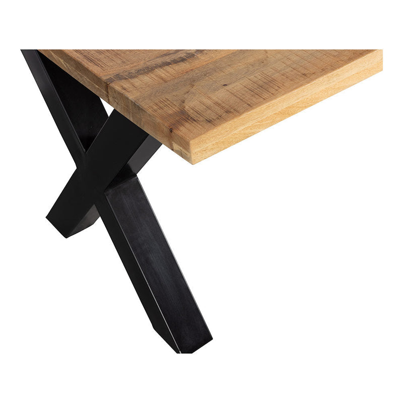 Jedálenský stôl z mangového dreva Columbus 240x110 cm obdĺžnik Mahom