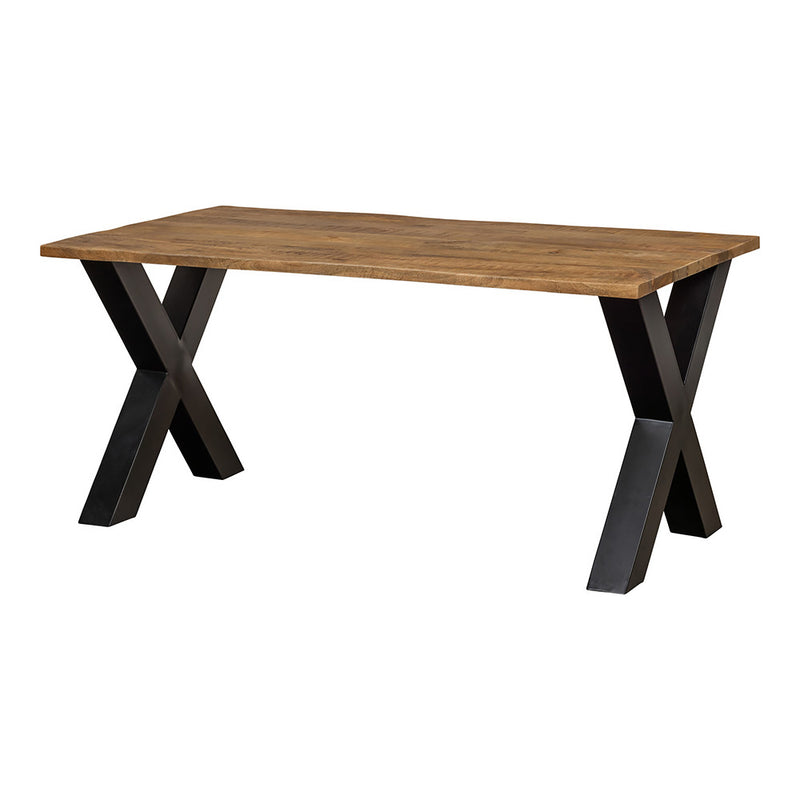 Jedálenský stôl z mangového dreva Oakland 140x90 cm (3cm) obdĺžnik Mahom