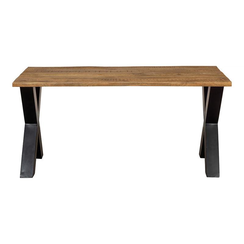 Jedálenský stôl z mangového dreva Oakland 160x90 cm (3cm) obdĺžnik Mahom