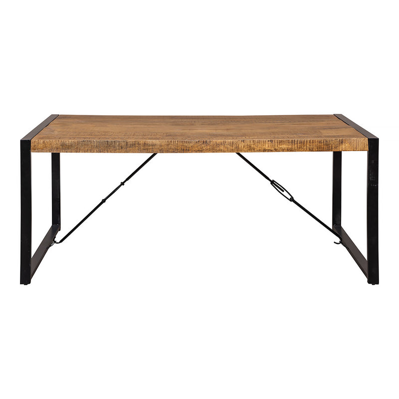 Jedálenský stôl z mangového dreva Phoenix 180x90 cm obdĺžnik Mahom