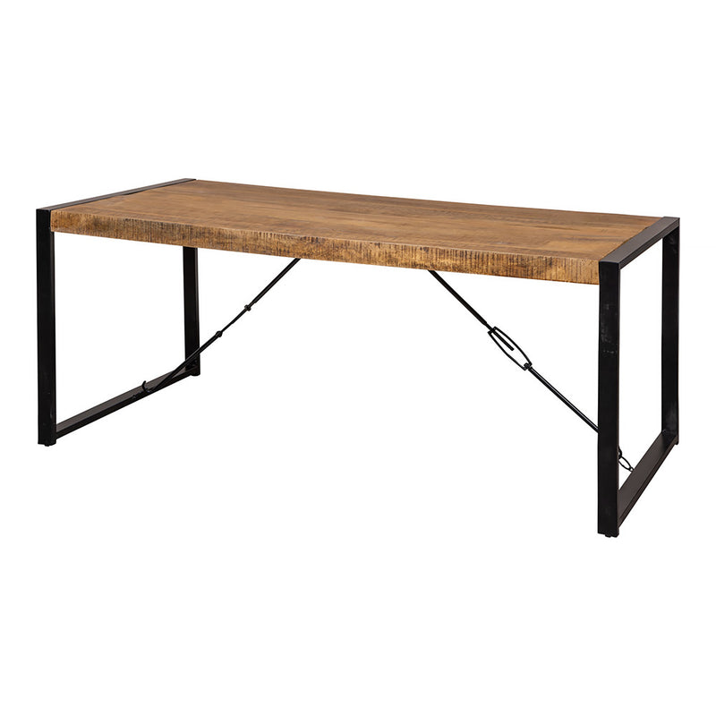 Jedálenský stôl z mangového dreva Phoenix 180x90 cm obdĺžnik Mahom