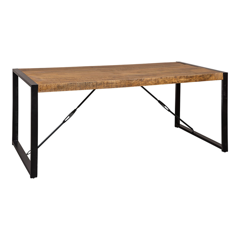 Jedálenský stôl z mangového dreva Phoenix 220x90 cm obdĺžnik Mahom