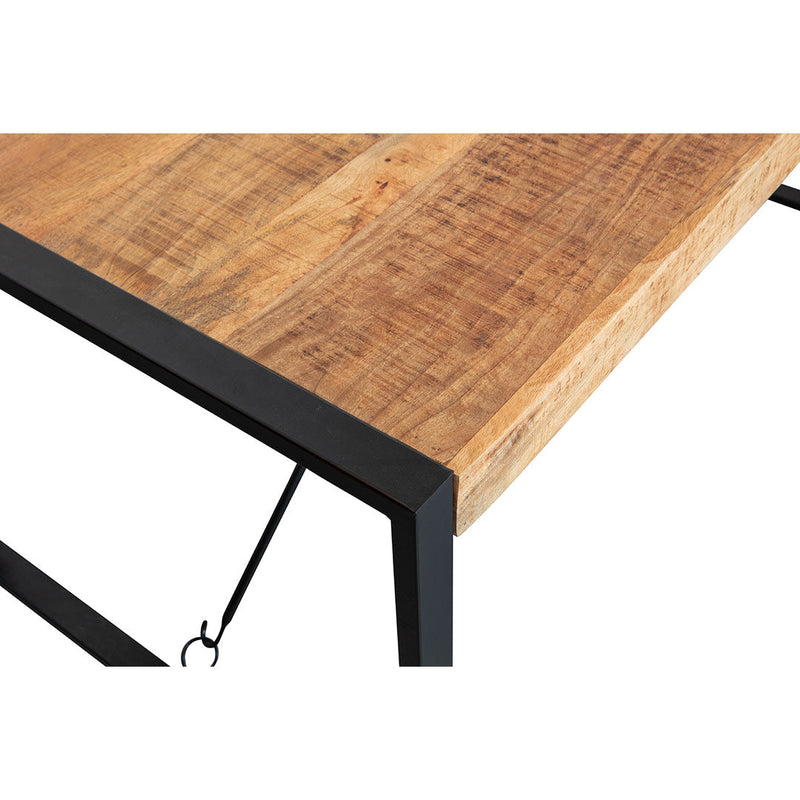 Jedálenský stôl z mangového dreva Phoenix 180x90 cm obdĺžnik Mahom