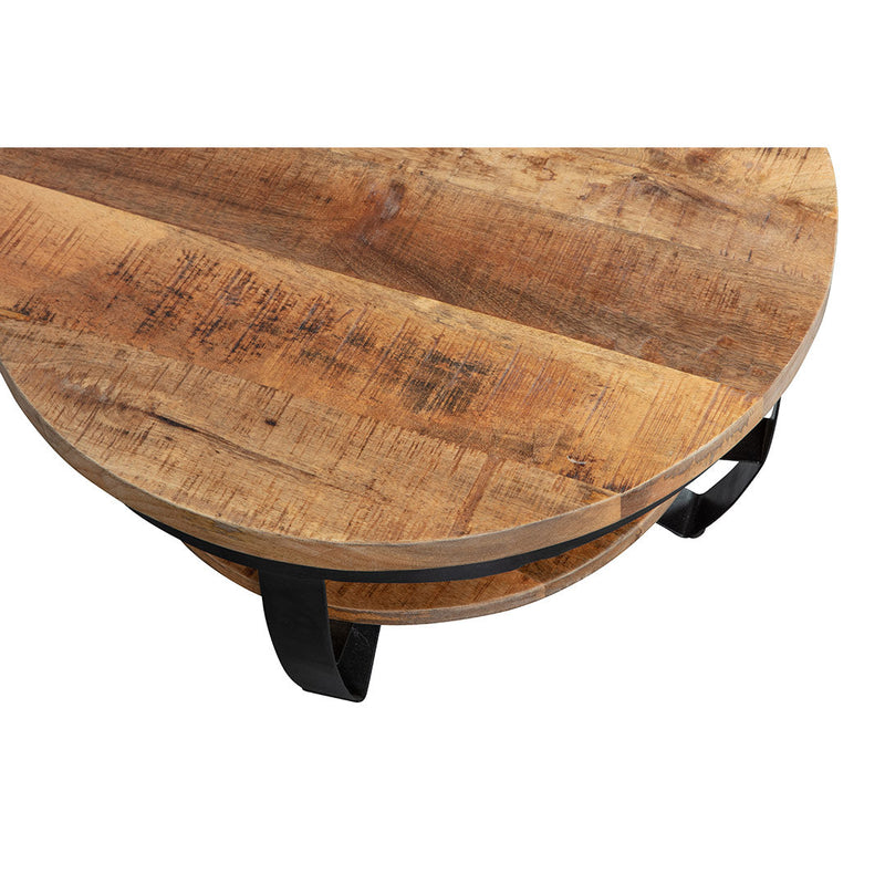 Konferenčný stolík z mangového dreva Bakersfield 90 cm Mahom