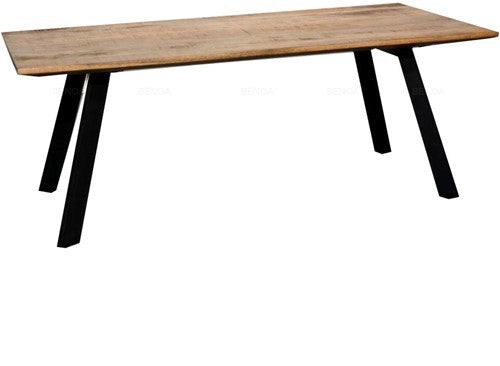 Konferenčný stolík z mangového dreva Berlín obdĺžnik 120 cm Mahom