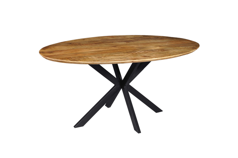 Jedálenský stôl z mangového dreva Bologna oválny 210x100 cm Mahom